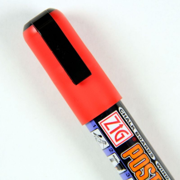 Red Posterman Wet Wipe Pen - 6mm Nib